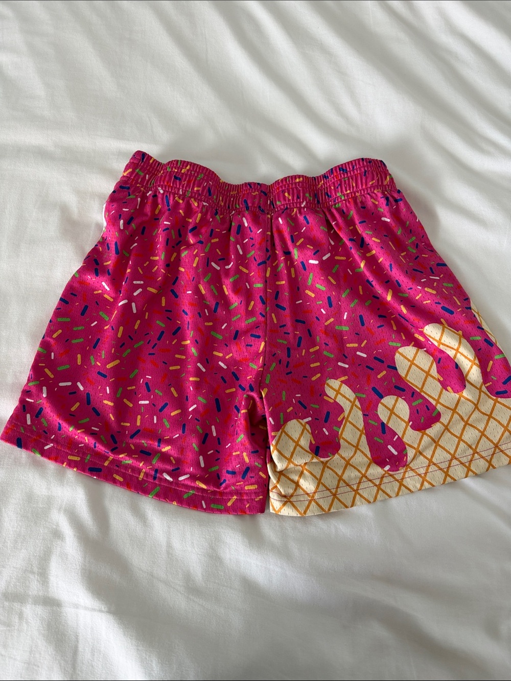 Baseball Lifestyle 101 Youth Ice Cream Shorts 5 In Pink Youth XL - Picture 8 of 12